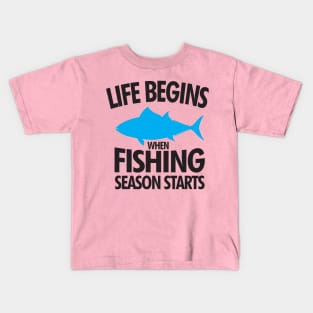 Fishing Season Kids T-Shirt